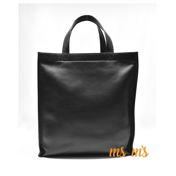 NWT BALENCIAGA Small Leather Logo Shopper Tote - Picture 4 of 8